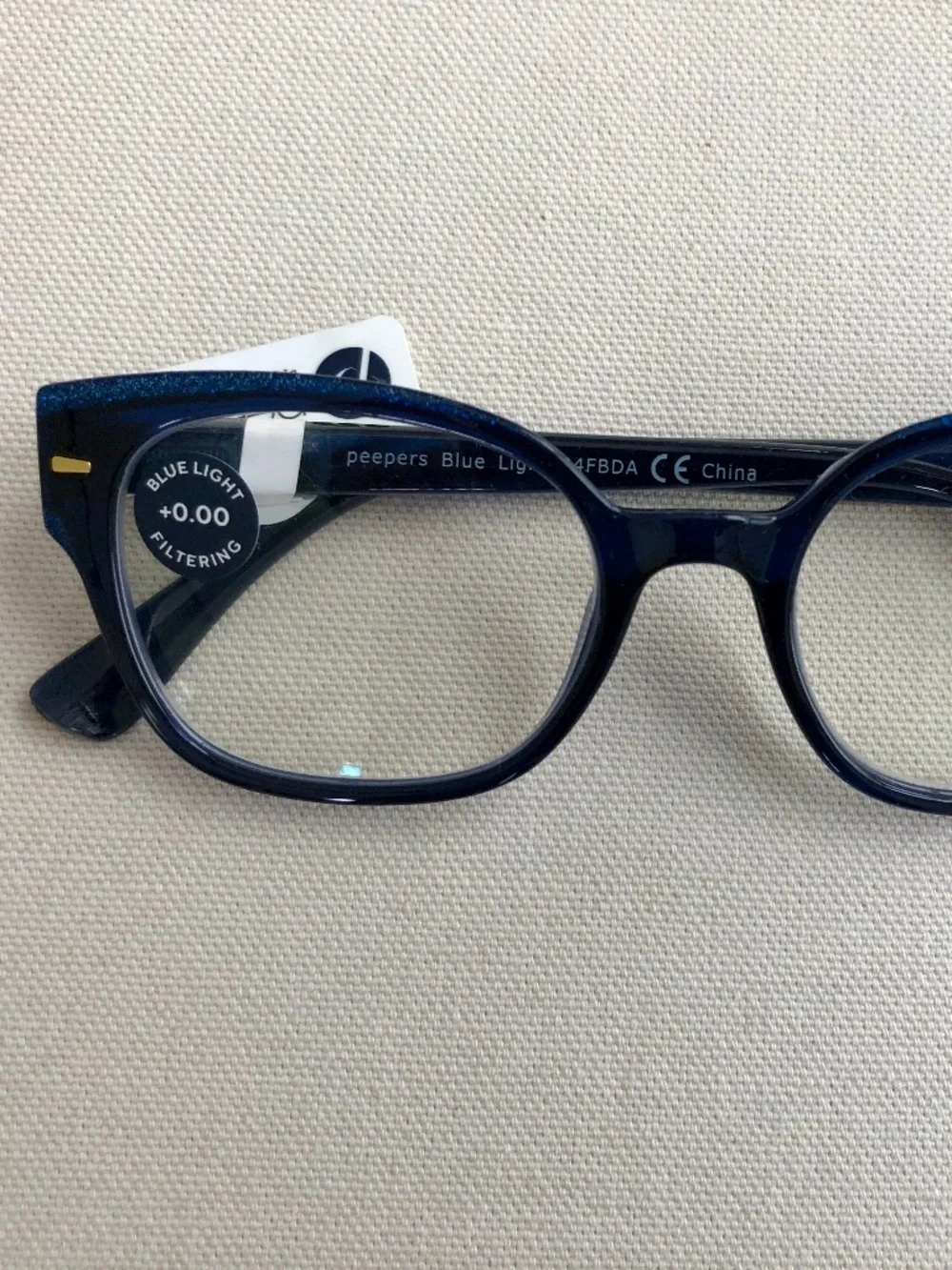 New Navy Glimmer PEEPERS BLUE LIGHT FILTERING Glasses